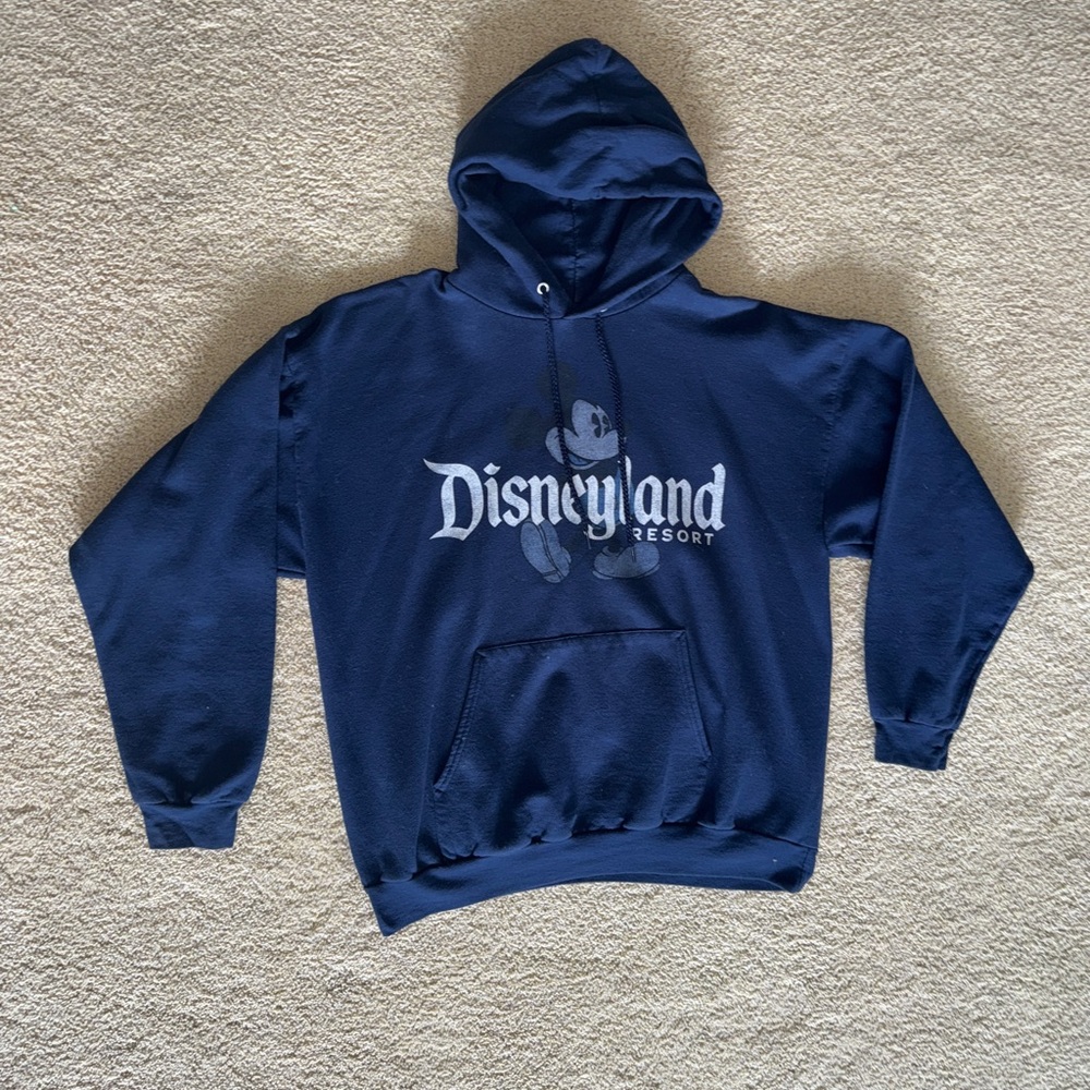 Hanes Blue Sweater Cozy Cotton Blend